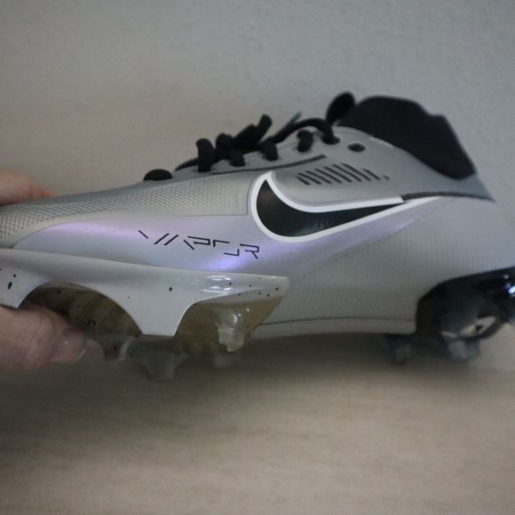 Nike DA5456 002 Men's Sz 8 Gray/Black Vapor Edge Pro 360 2 Football Cleats $135 - Picture 9 of 10